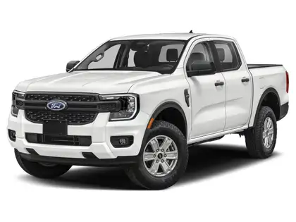 White 2026 Ford Ranger Pickup Truck Four-Wheel Drive Automatic