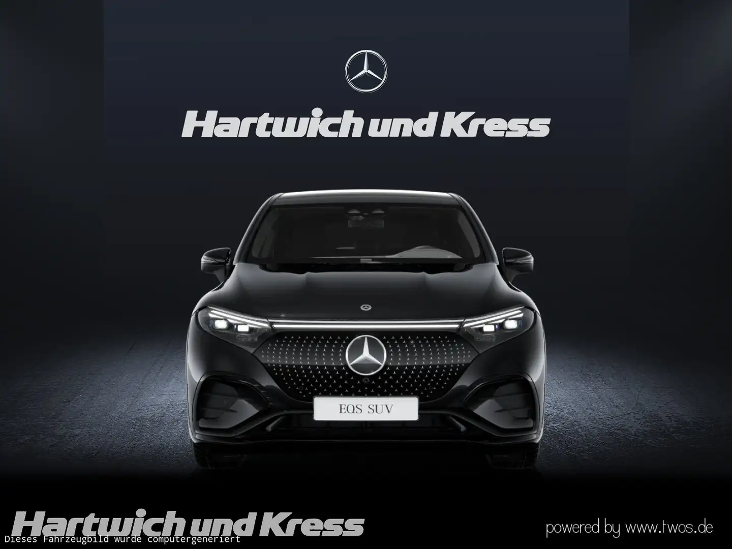 Mercedes-Benz EQS SUV EQS 450+ SUV AMG Line+AIRMATIC+360°-Kamera+Pano+Burmester+Hyperscreen+DIGIAL LIGHT+HA-Lenkung+22"+ Schwarz - 2