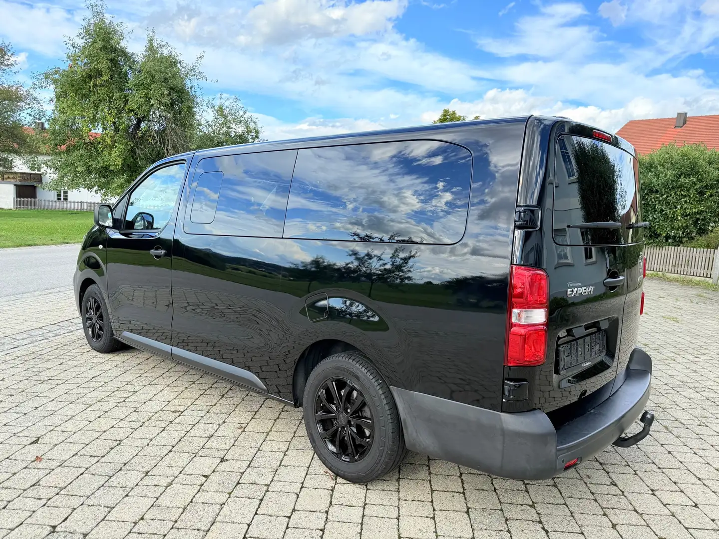 Peugeot Expert L3 9 Sitzer, PDC, Alu, AHK, Hecktüren, Klima, Schwarz - 2