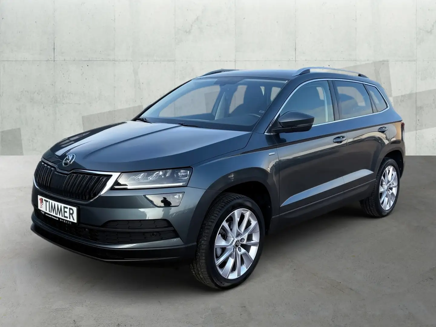 Skoda Karoq 1.5 TSI DSG CLEVER *AHK *LED *ACC *RKAM *NAVI *SH Gris - 2