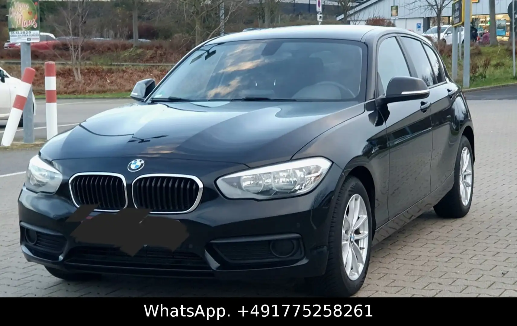 BMW 116 1 Limousine 5-trg. 116 d TÜV NEU Schwarz - 1