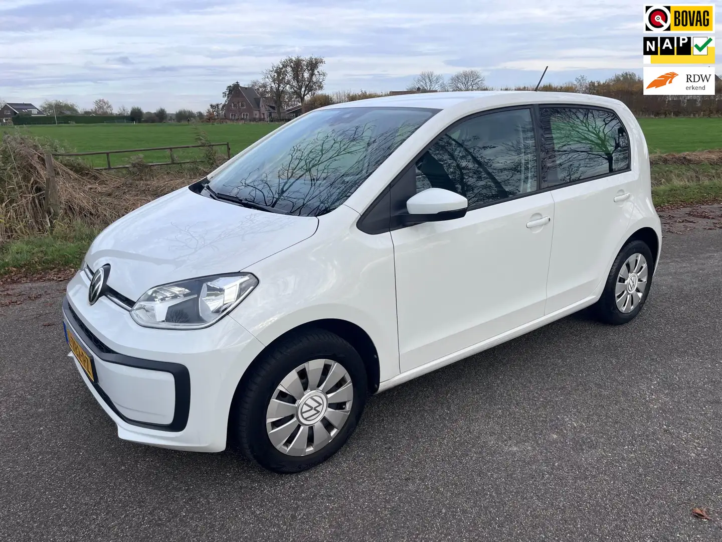 Volkswagen up! 1.0, camera, cruise control, pdc, 1e eig Blanc - 1