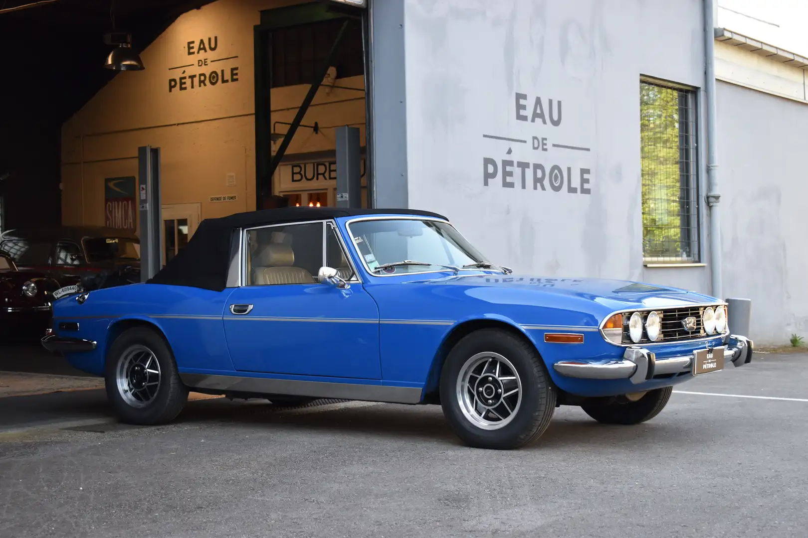 Triumph Stag Cabriolet Bleu - 1