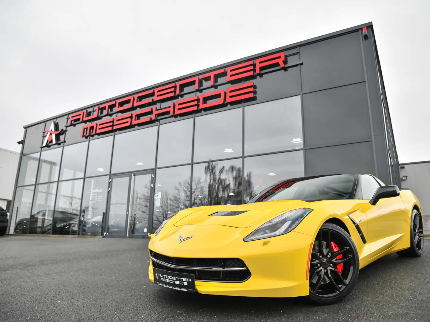 Corvette C7 Stingray 3LT 6.2 V8 Targa Schalensitze* Navi* Gelb - 1