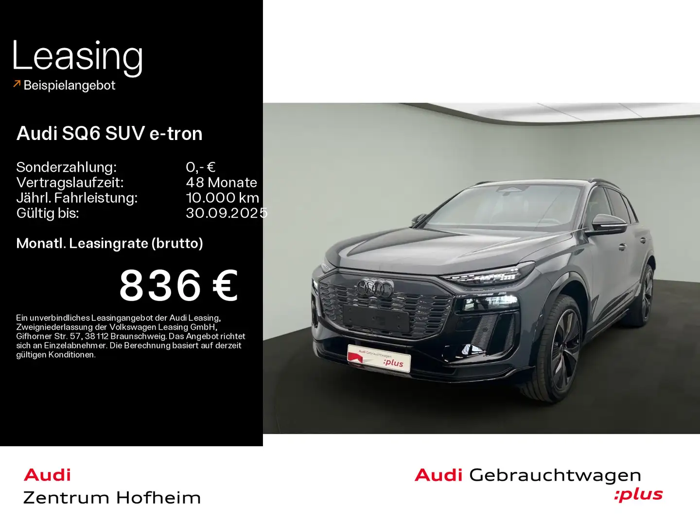 Audi SQ6 edition one grey*Air*B&O*AR-HUD*P Сірий - 1