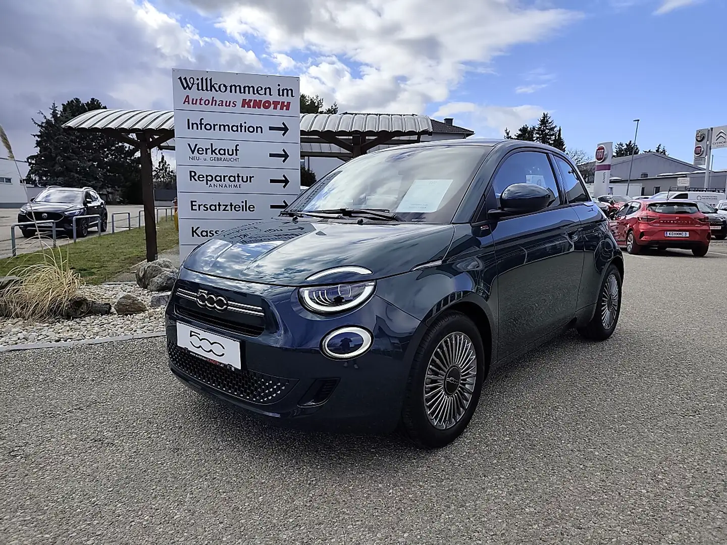 Fiat 500 Hatchback Hybrid Torino Grün - 1