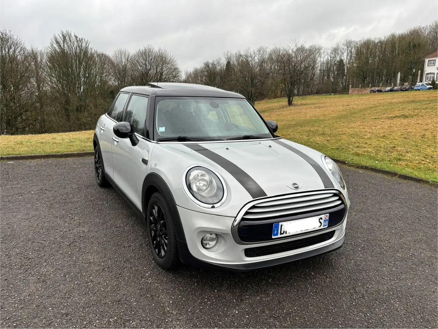 MINI Cooper Hatch 5 Portes Cooper 136 ch Pack Red Hot Chili Gris - 1