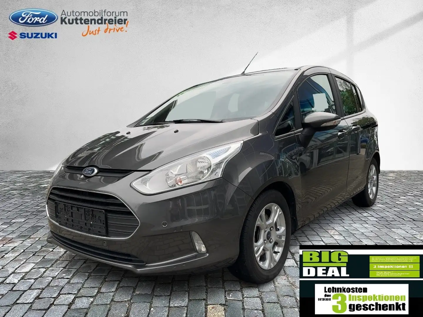 Ford B-Max Sync Edition Klima 2xSchiebetür 2xPDC Sitzh Grau - 1