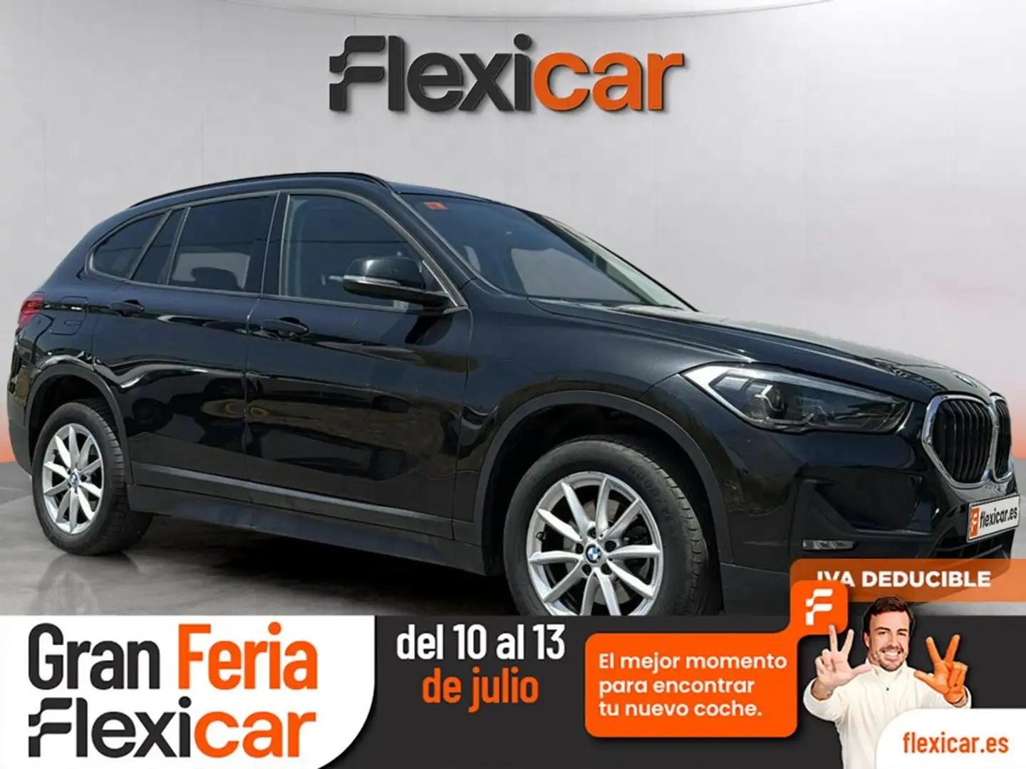 BMW X1 sDrive18d Noir - 1