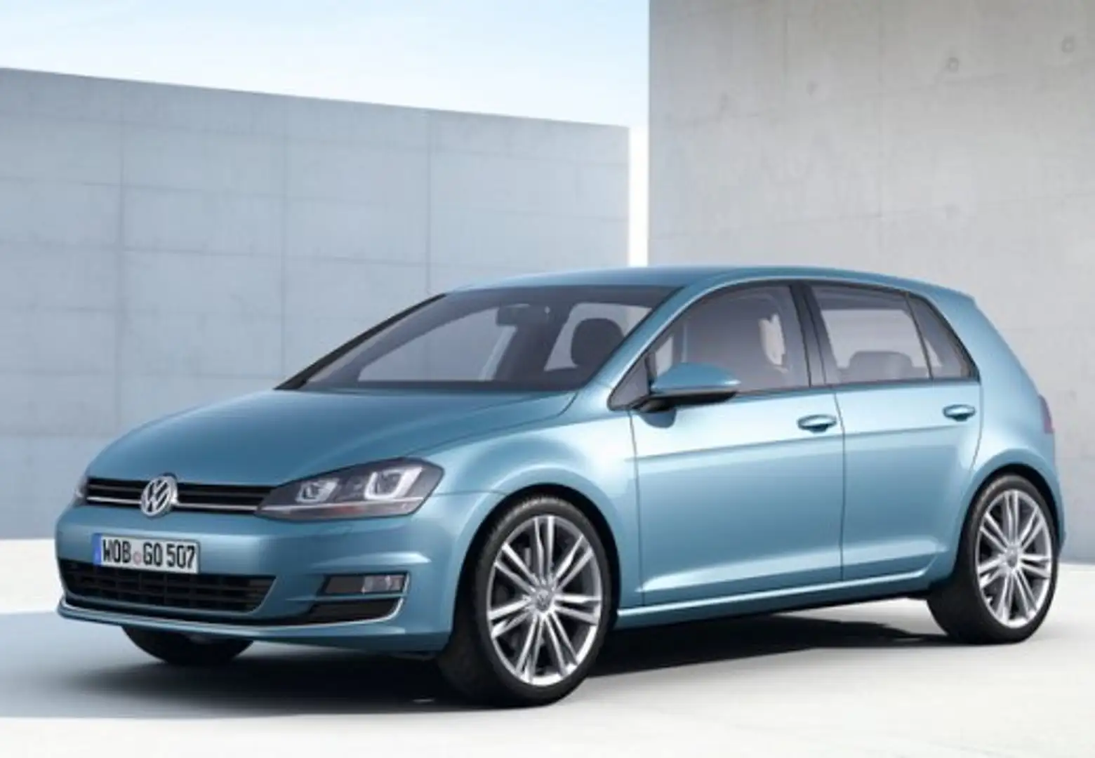 Volkswagen Golf VII 2013 5p 2.0 tdi Highline Executive 150cv E6 Weiß - 1