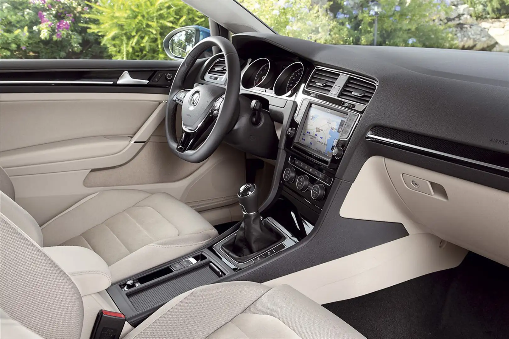 Volkswagen Golf VII 2013 5p 2.0 tdi Highline Executive 150cv E6 Weiß - 2