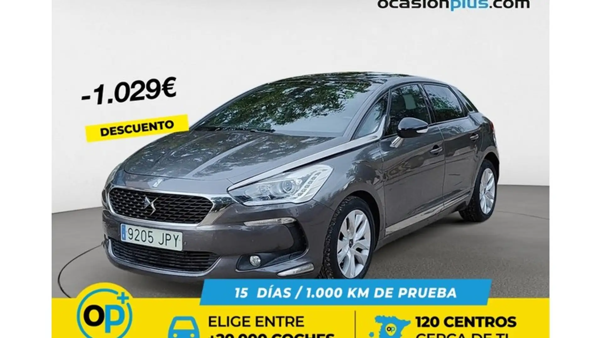 DS Automobiles DS 5 1.6BlueHDi S&S Style EAT6 120 Gris - 1