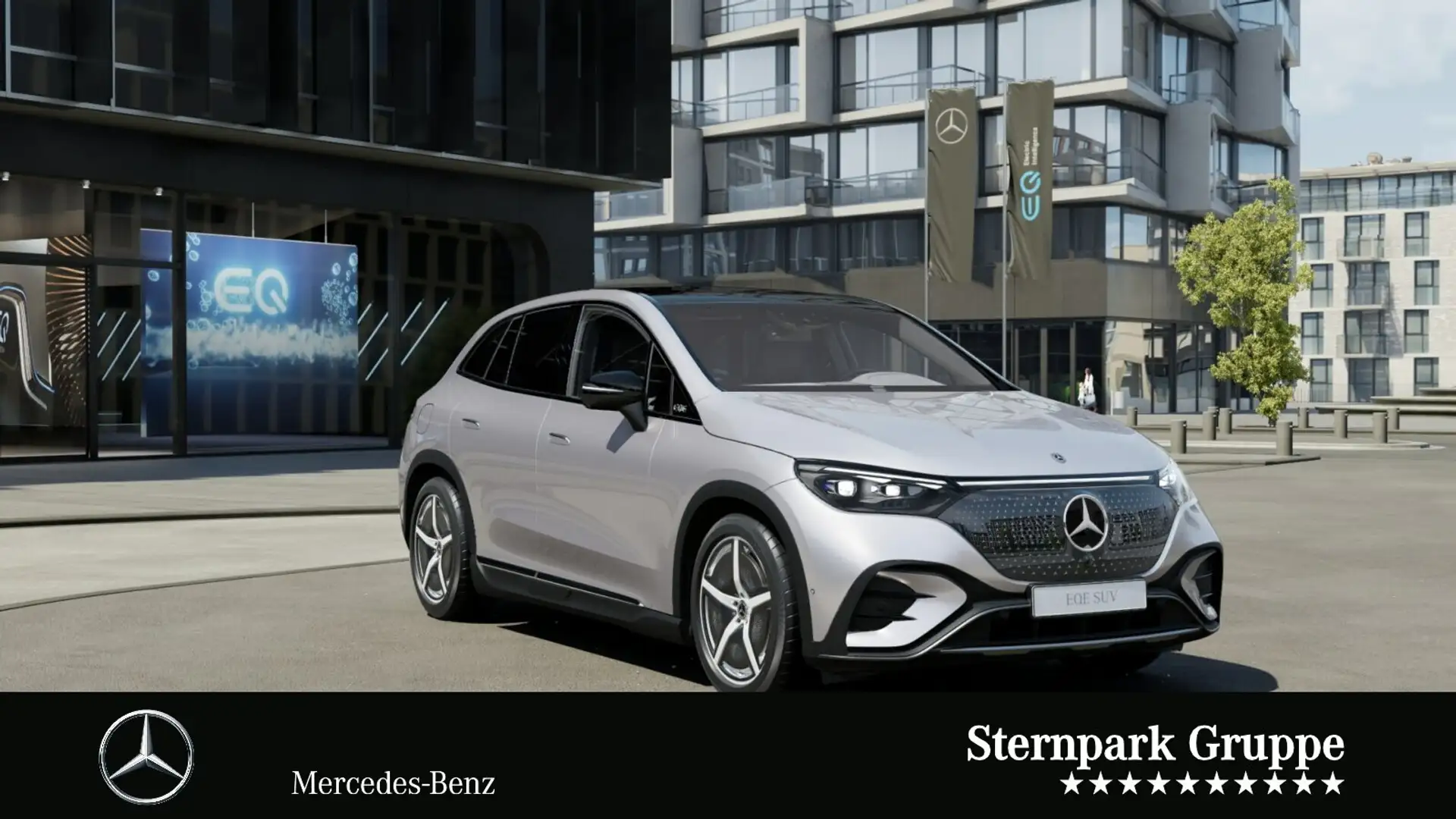 Mercedes-Benz EQE SUV EQE 350 4M SUV AMG PremiumPlus+Airmat+HYPER+AHK Silber - 2