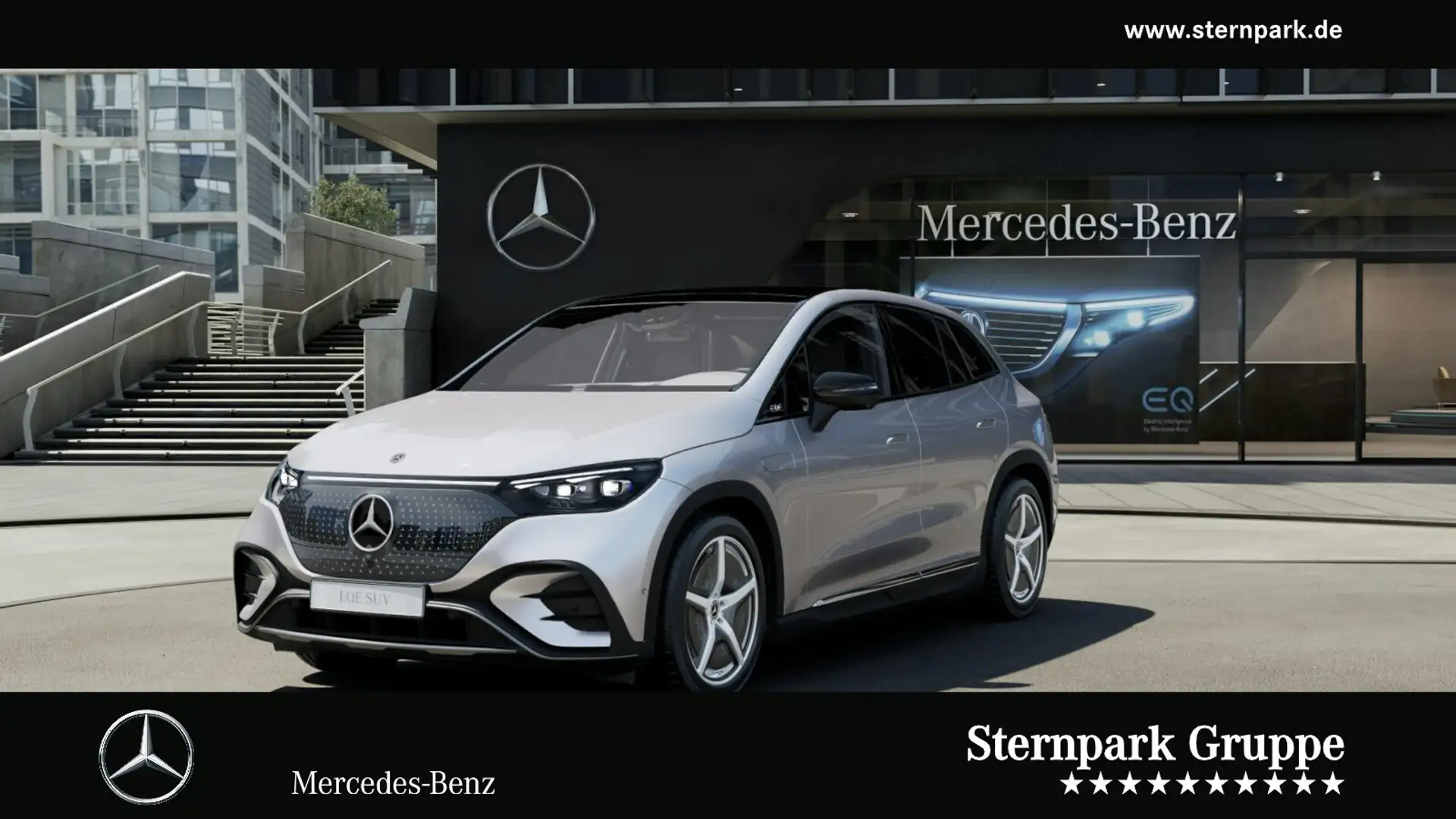 Mercedes-Benz EQE SUV EQE 350 4M SUV AMG PremiumPlus+Airmat+HYPER+AHK Argent - 1