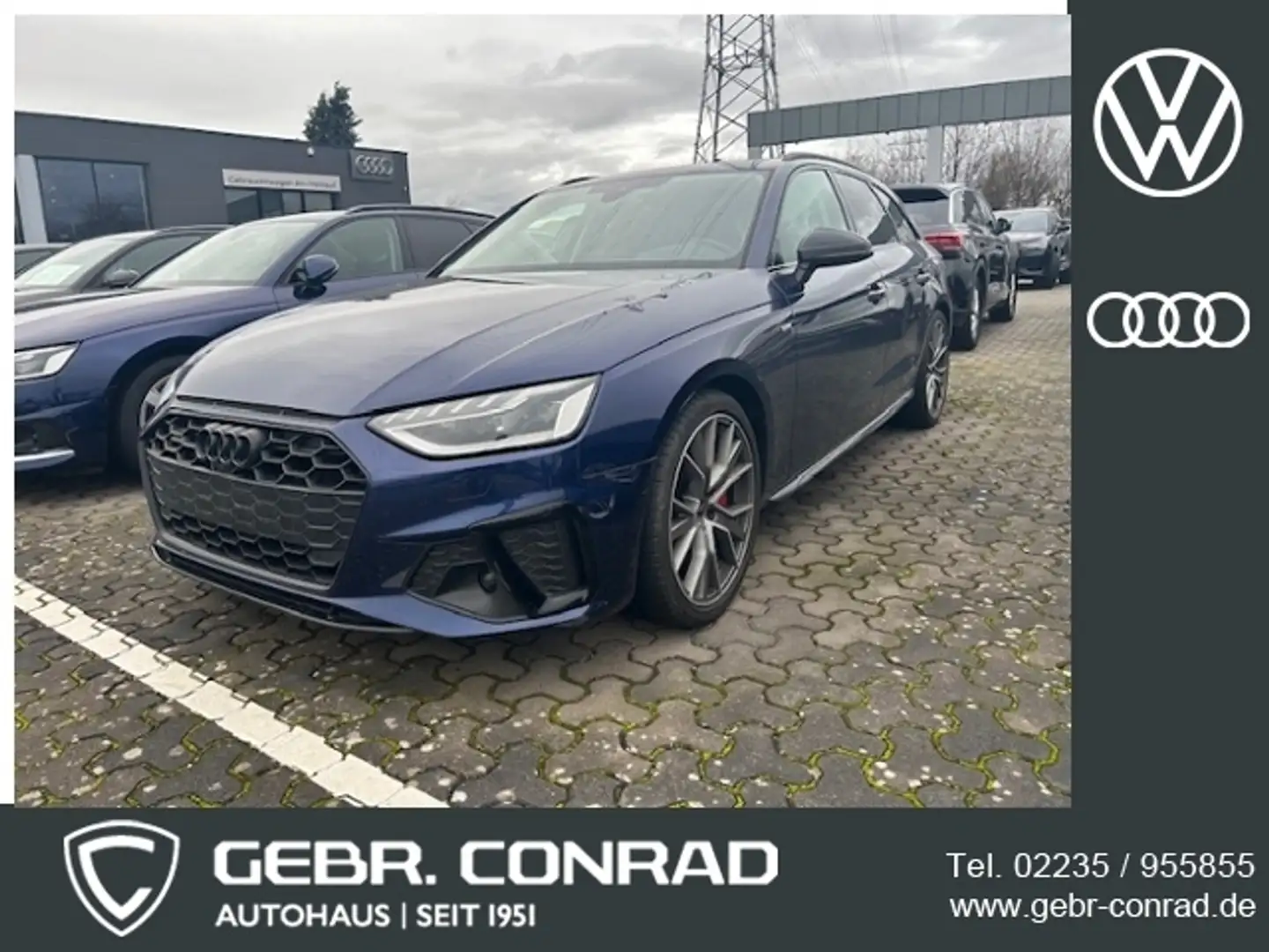 Audi A4 Avant 50 TDI "S line Comp." NP: 77.500 Euro Blau - 1