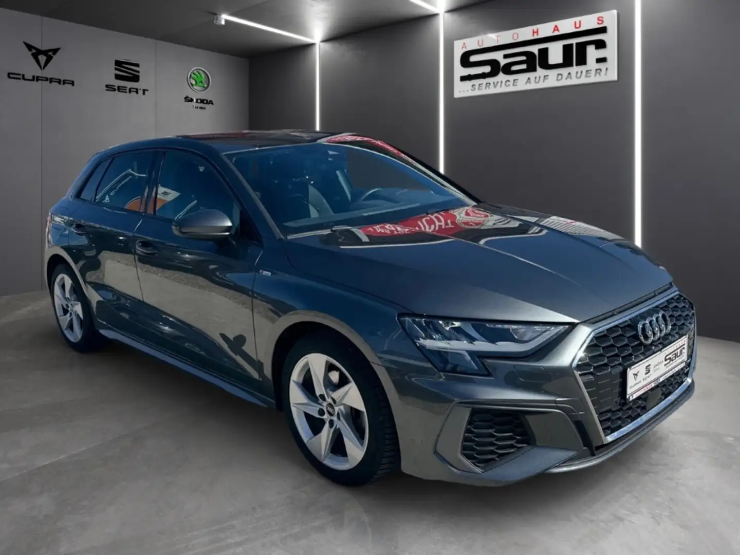 Audi A3 30 TFSI SPORTBACK S-TRONIC S-LINE LED KLIMA NAVI C Gris - 2