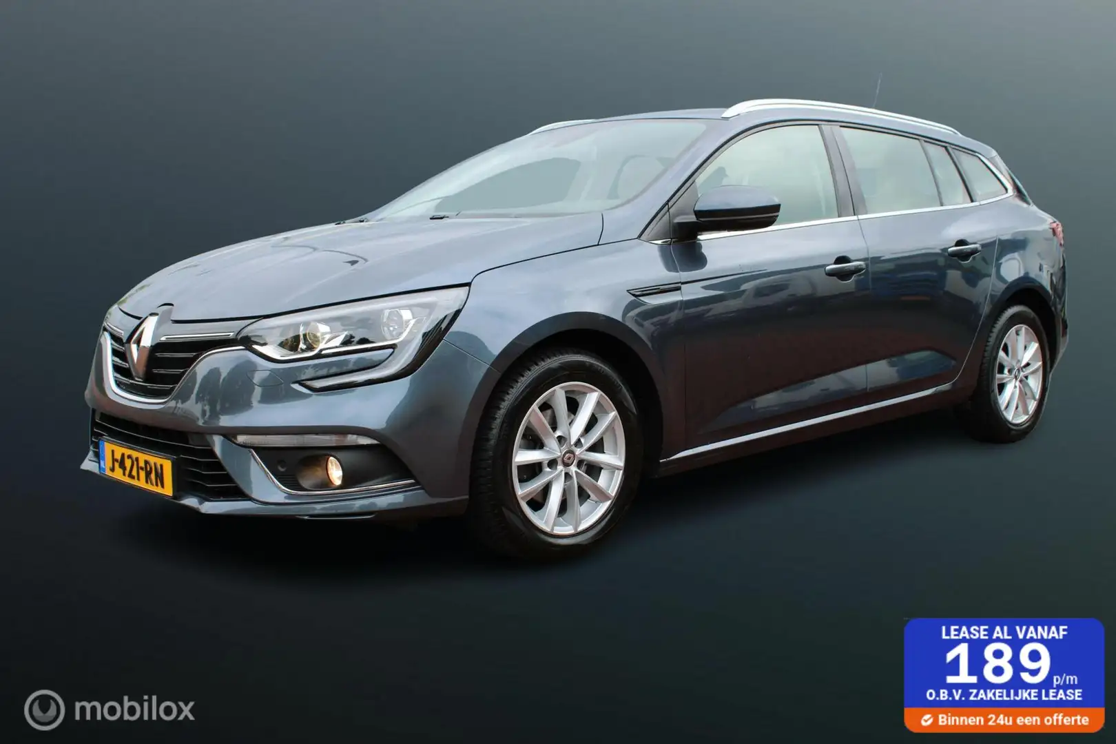 Renault Megane Estate 1.3 TCe Limited 140 PK, Stoel verwarming, P Bleu - 1