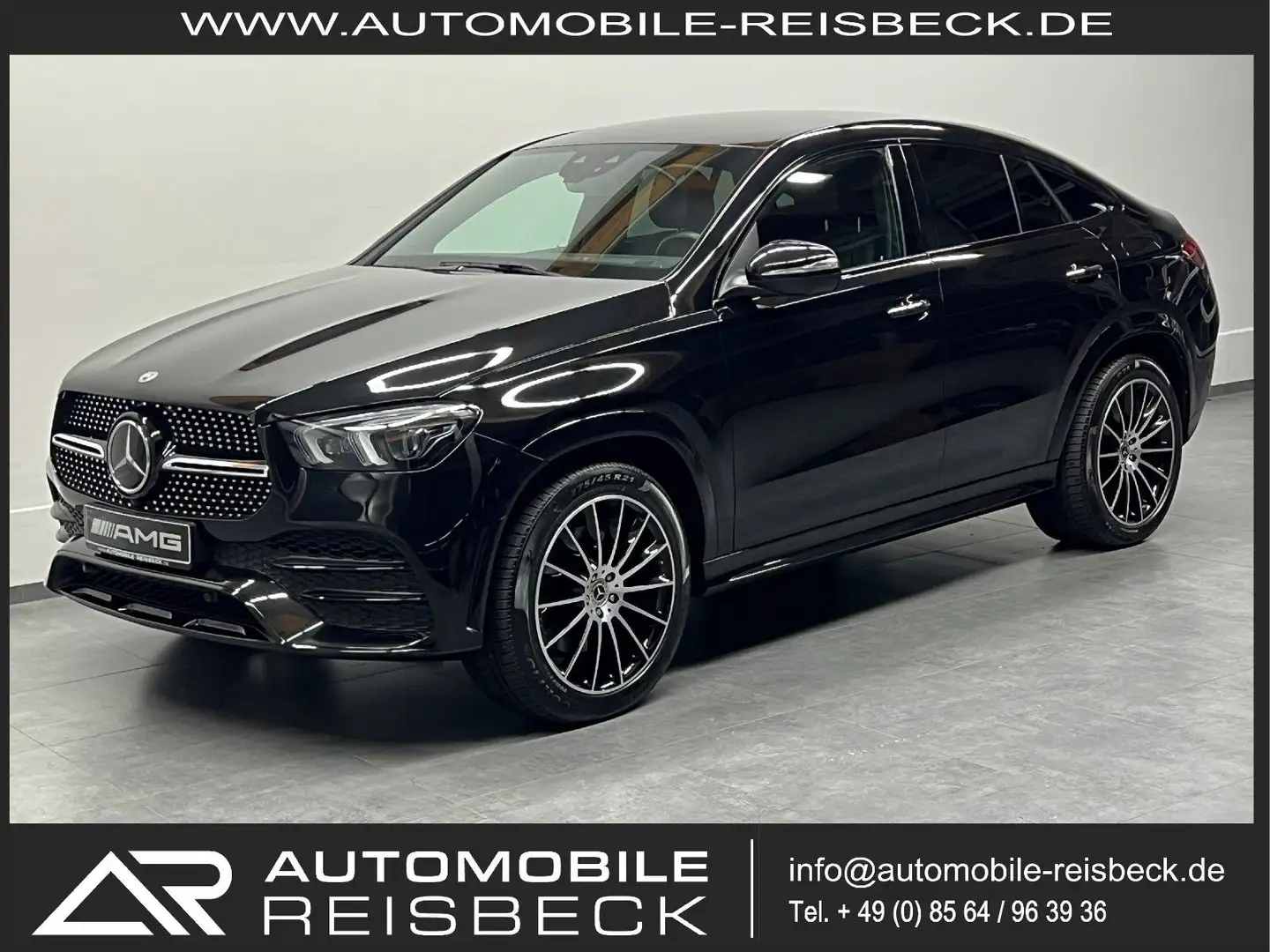 Mercedes-Benz GLE 350 e 4M Coupe*AMG*Distr.*Burmest.*Night*360° Noir - 1