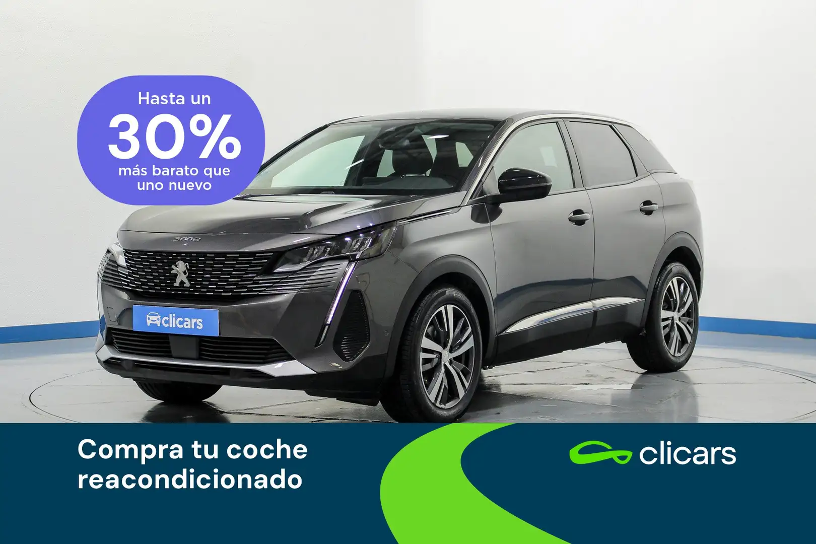 Peugeot 3008 1.2 S&S PureTech Allure Pack EAT8 130 Gris - 1