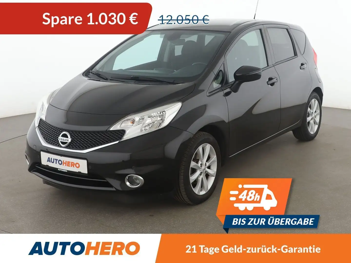 Nissan Note 1.2 Acenta PLUS Aut.*NAVI*TEMPO*PDC*SHZ* Schwarz - 1