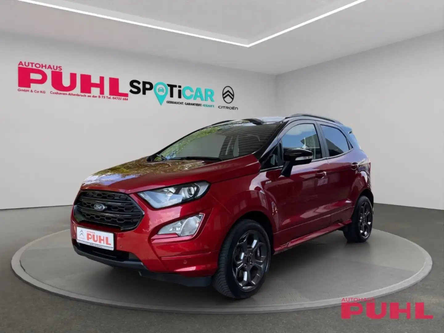 Ford EcoSport Klimaaut.WLAN DAB Rückfahrkam,SHZ LenkradHZG Rouge - 2