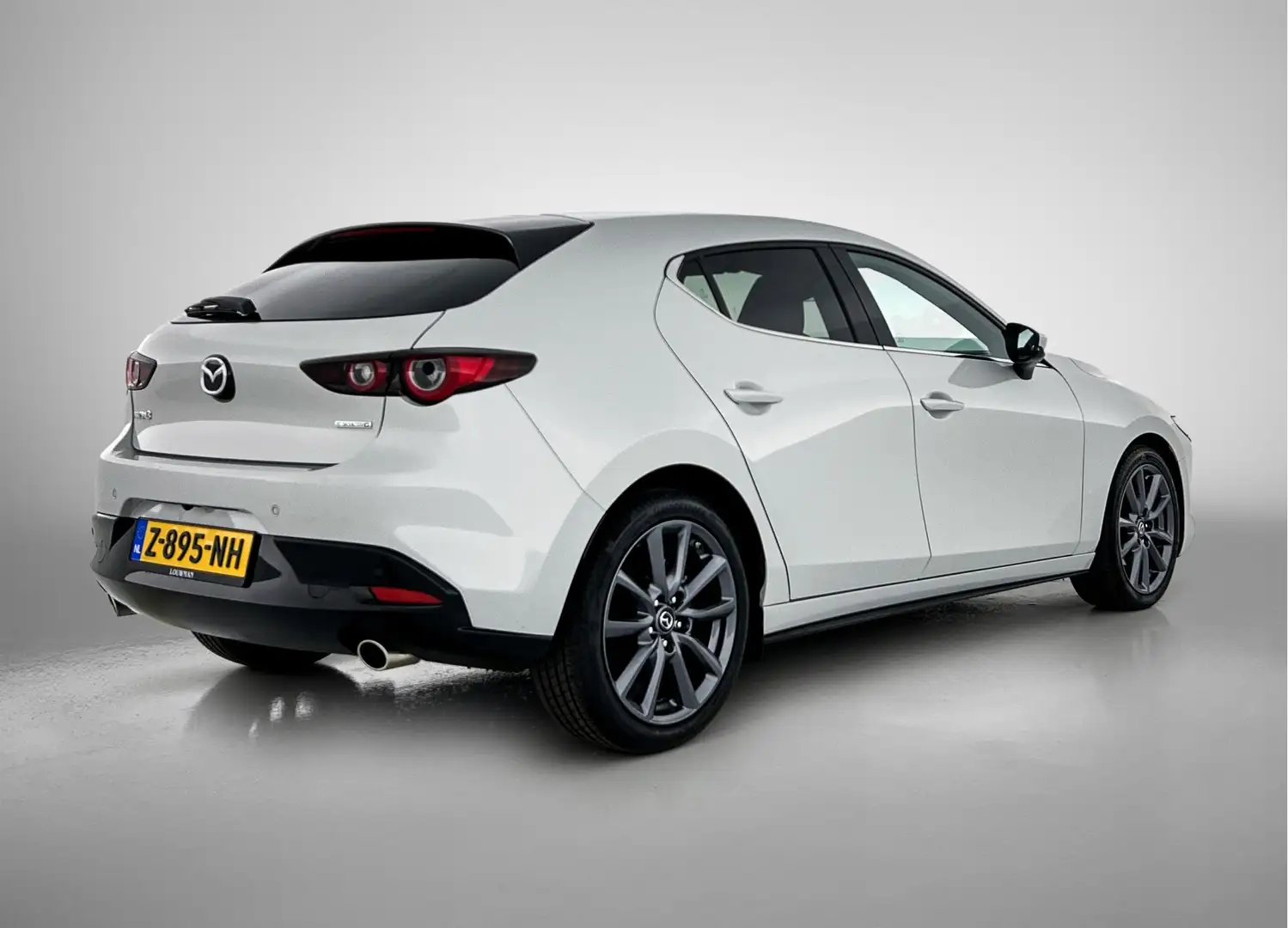 Mazda 3 2.0 e-SkyActiv-G M Hybrid 150 Exclusive-line | Nav Blanc - 2