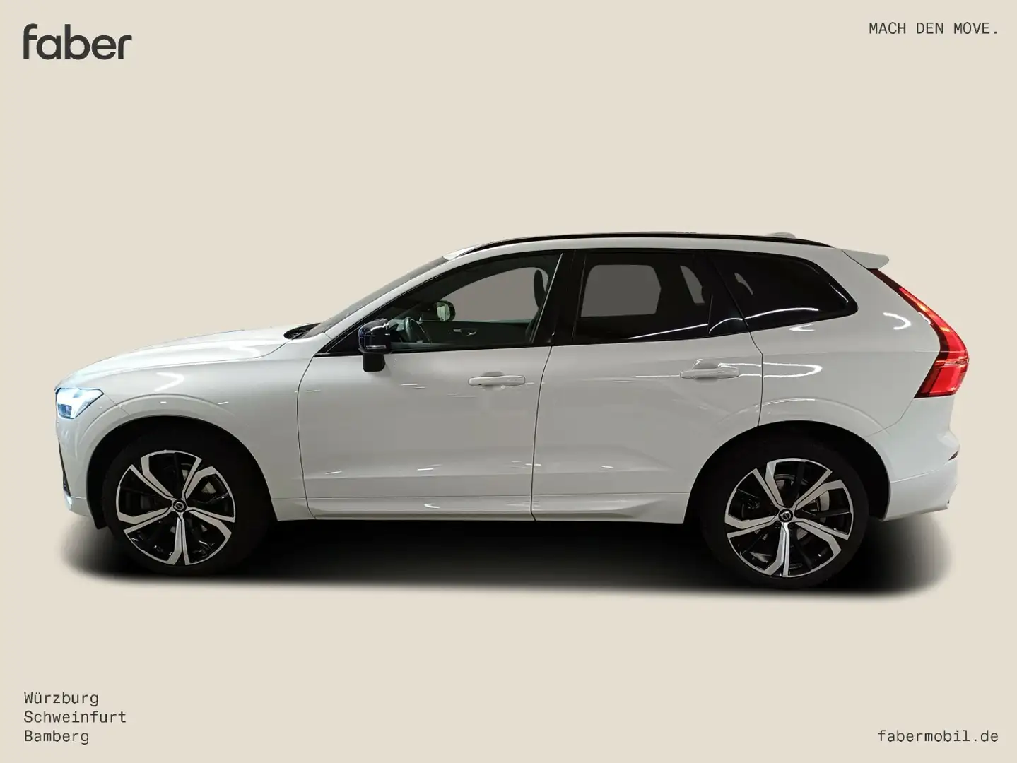 Volvo XC60 B5 Diesel R-Design AWD Weiß - 1