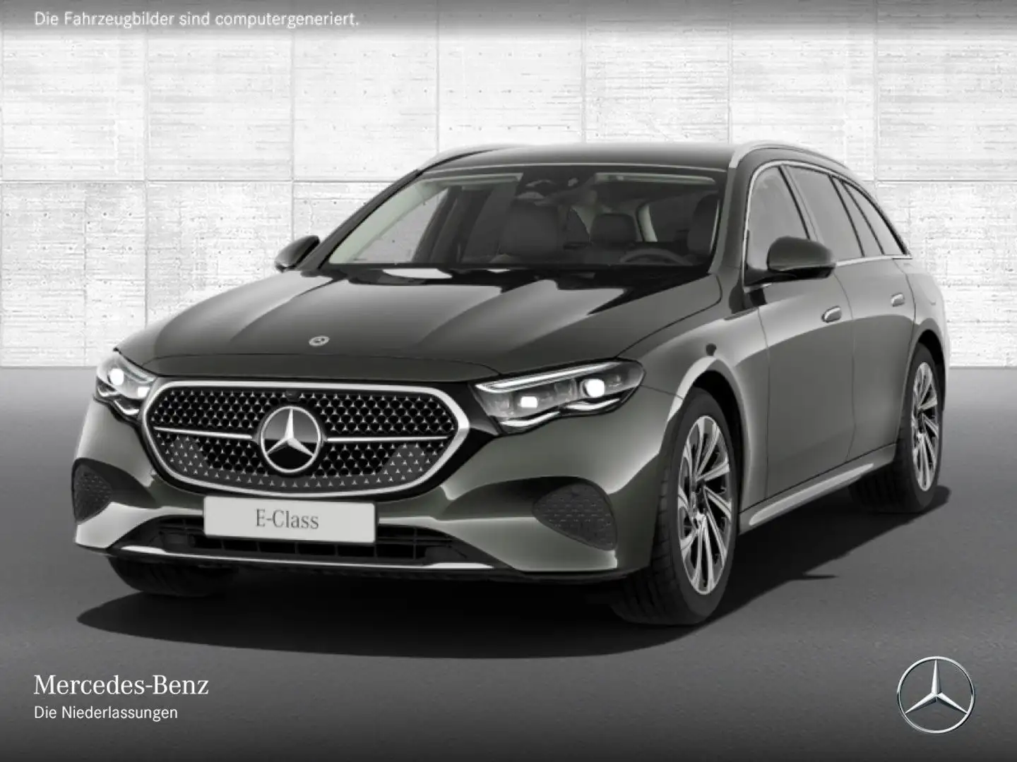 Mercedes-Benz E 300 e T Avantgarde 360° Distr. AHK Spurhalt-Ass Grau - 2