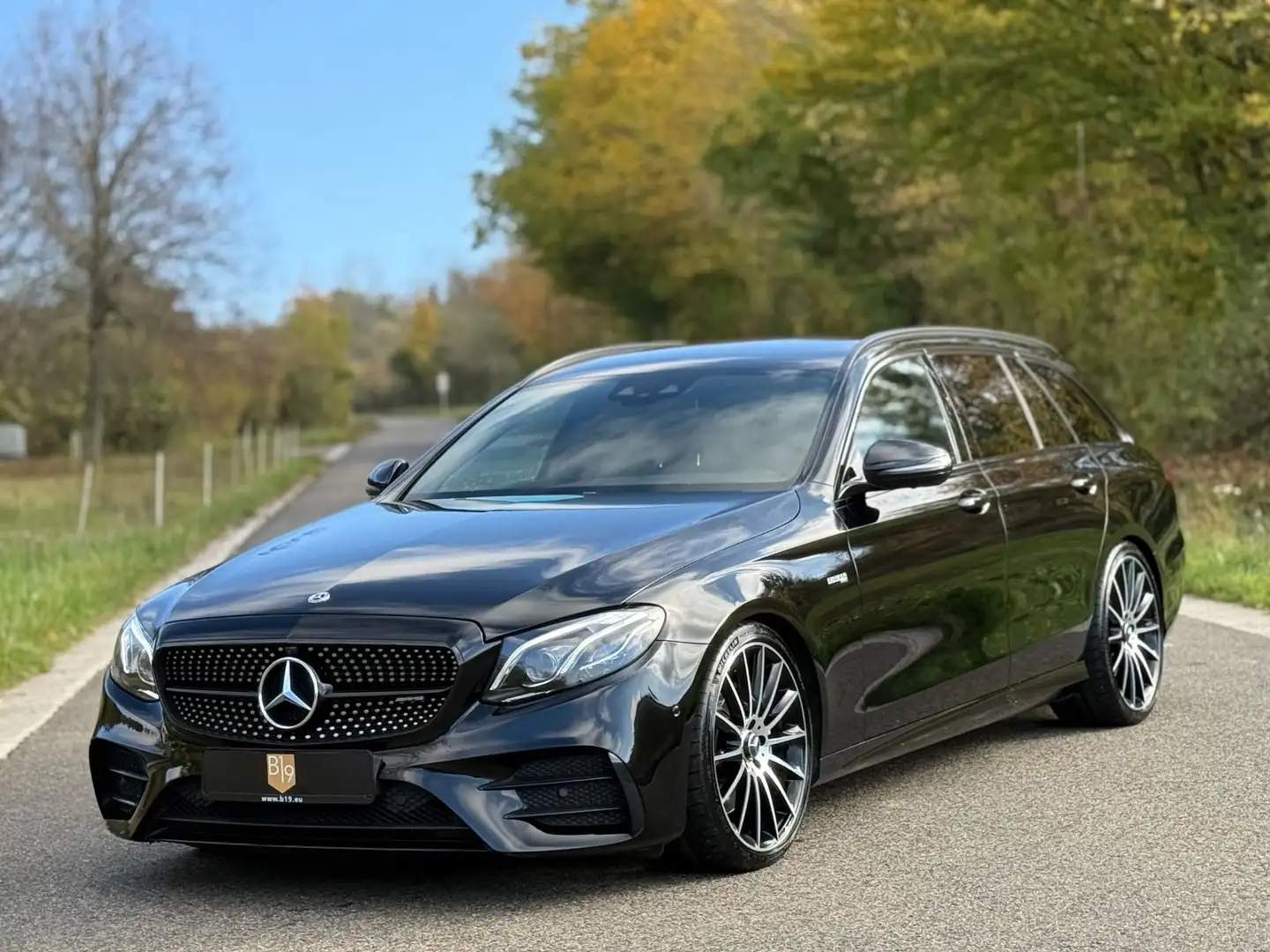 Mercedes-Benz E 43 AMG T-Model/Burmester/360°/Comand/Wide/HUD/ Czarny - 1