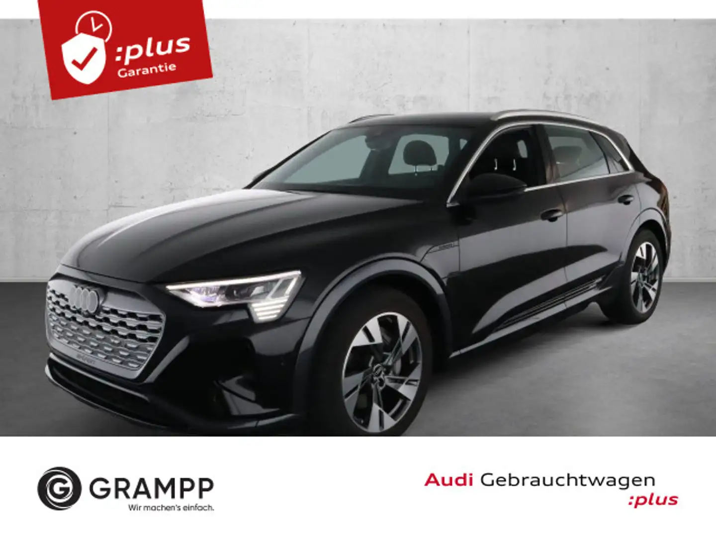 Audi Q8 e-tron 55 Advanced +ADAPAIR+DIGITAL-MATRIX+ Schwarz - 1