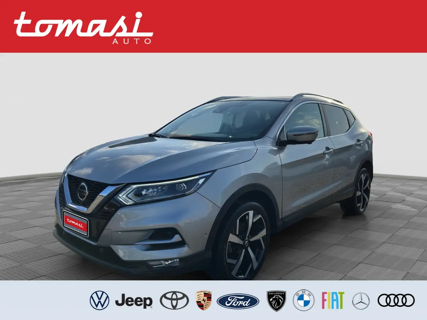 Nissan Qashqai Tekna DIG-T 140 TETTO PANORAMICO IN VETRO Gris - 1