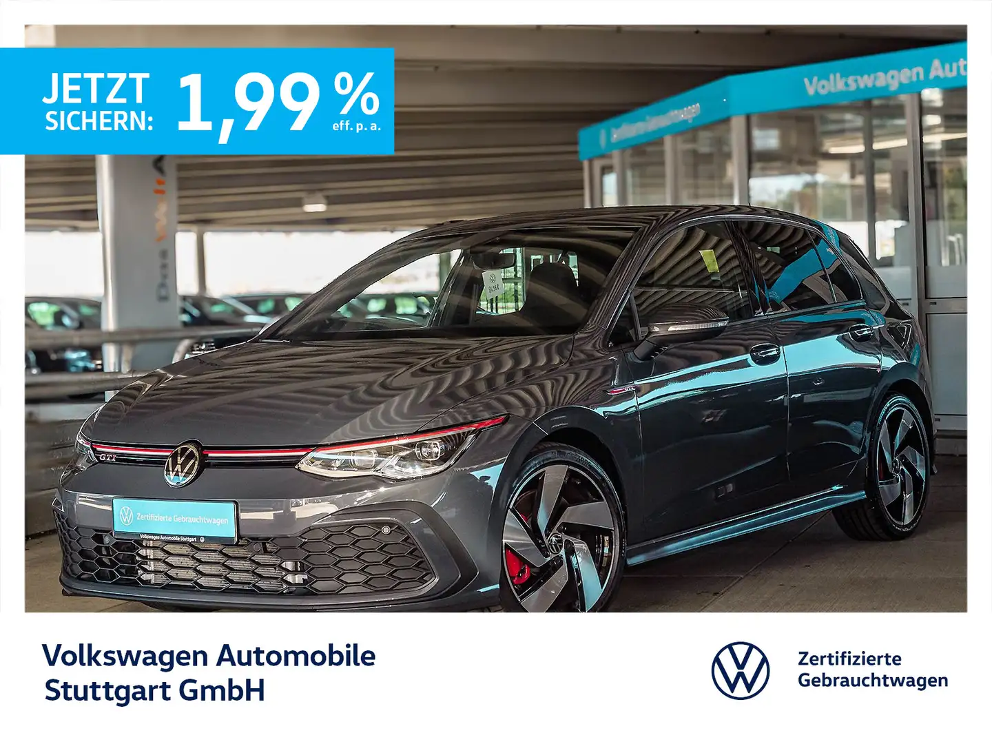 Volkswagen Golf GTI 2.0 TSI DSG Navi LED Kamera ACC SHZ Grau - 1