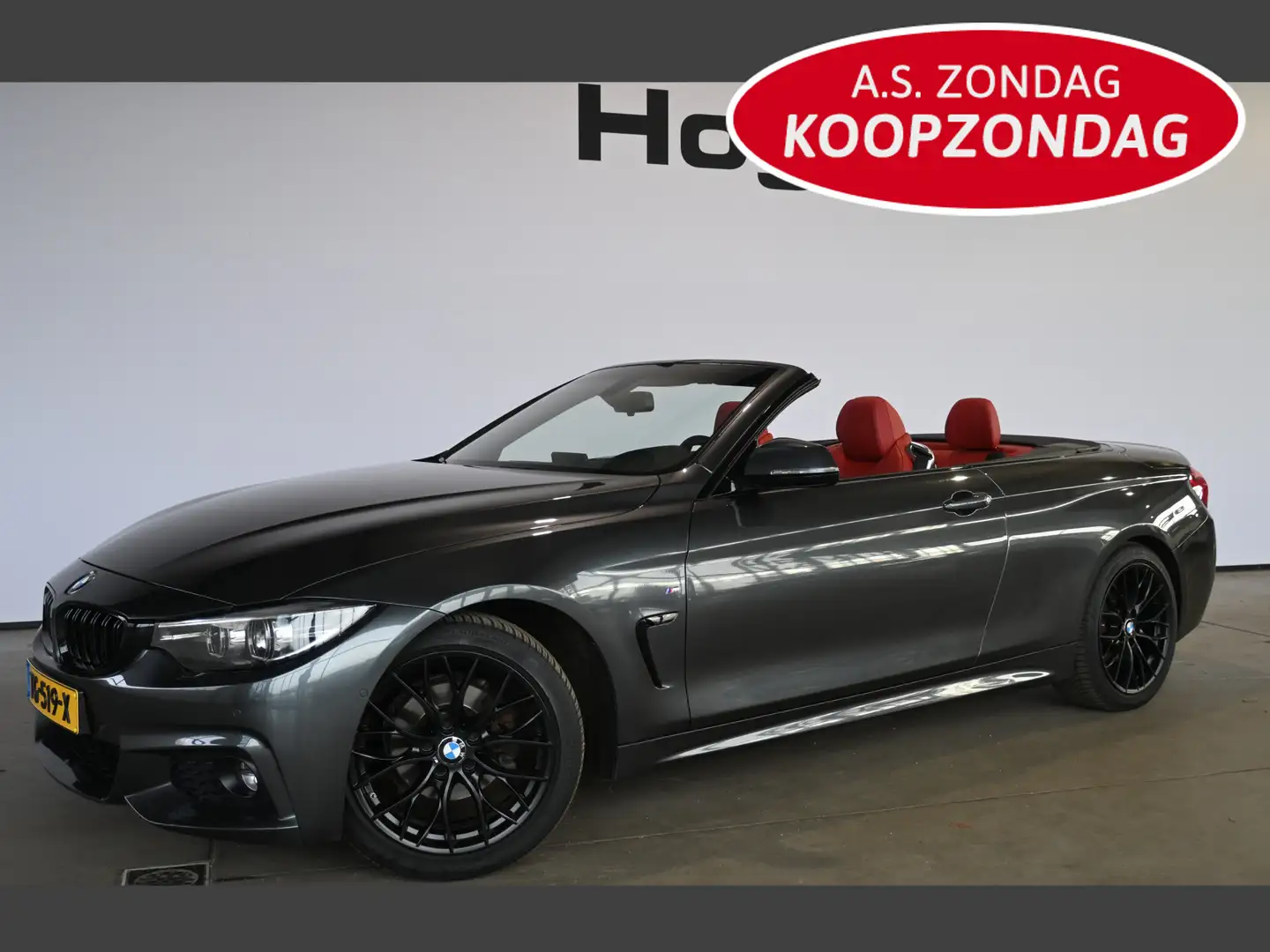 BMW 420 4-serie Cabrio 420i High Executive M-Pakket Automa Gris - 1