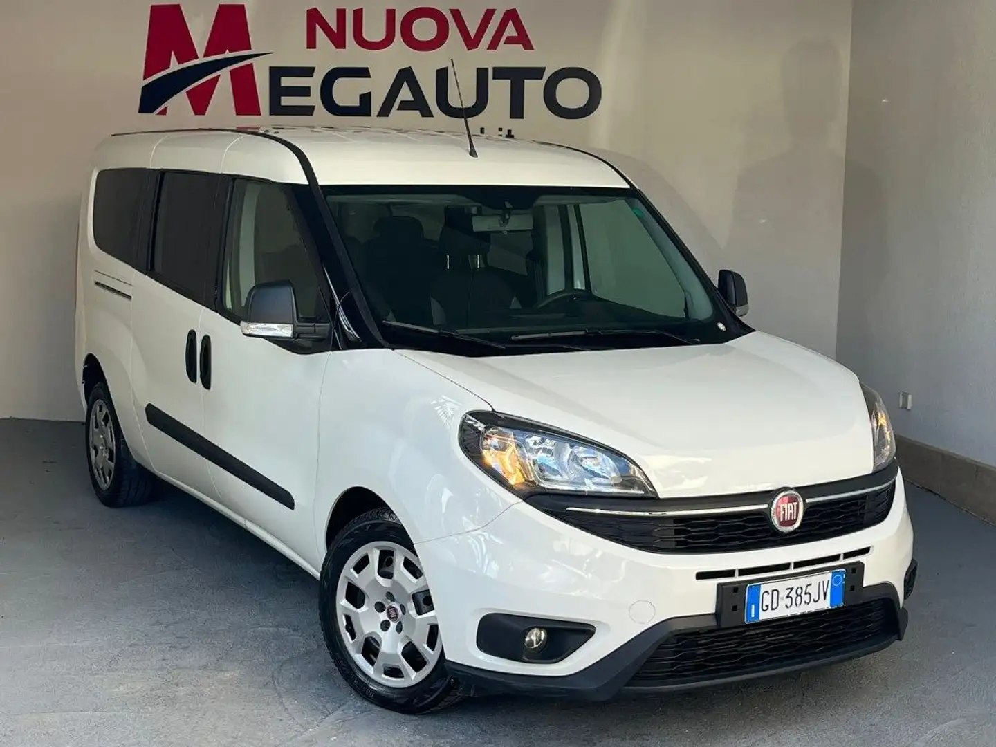 Fiat Doblo Doblò 1.6 MJT 120CV S&S PL Combi Maxi XL M1 Loung Blanc - 1