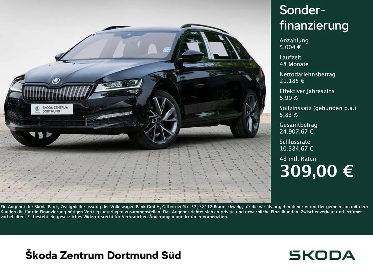 Skoda Superb Combi 1.4 iV SPORTLINE AHK CAM ACC LM19 Noir - 1