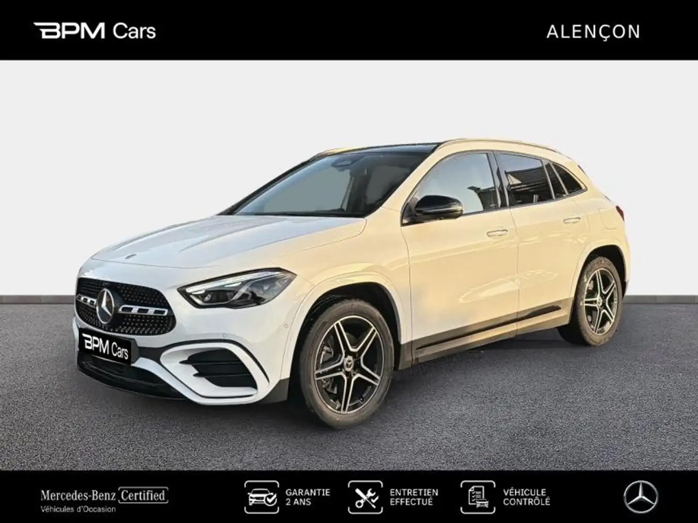 Mercedes-Benz GLA 250 250 e 218ch AMG Line 8G-DCT Blanc - 1