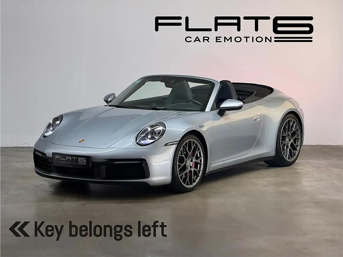 Porsche 992 911 992.1 Carrera 4S Cabriolet "PDLS+,Sitzlüftung" Silber - 1
