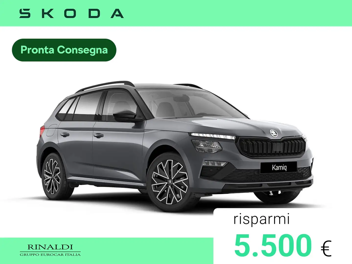 Skoda Kamiq 1.0 tsi 130 edition 115cv Grigio - 1
