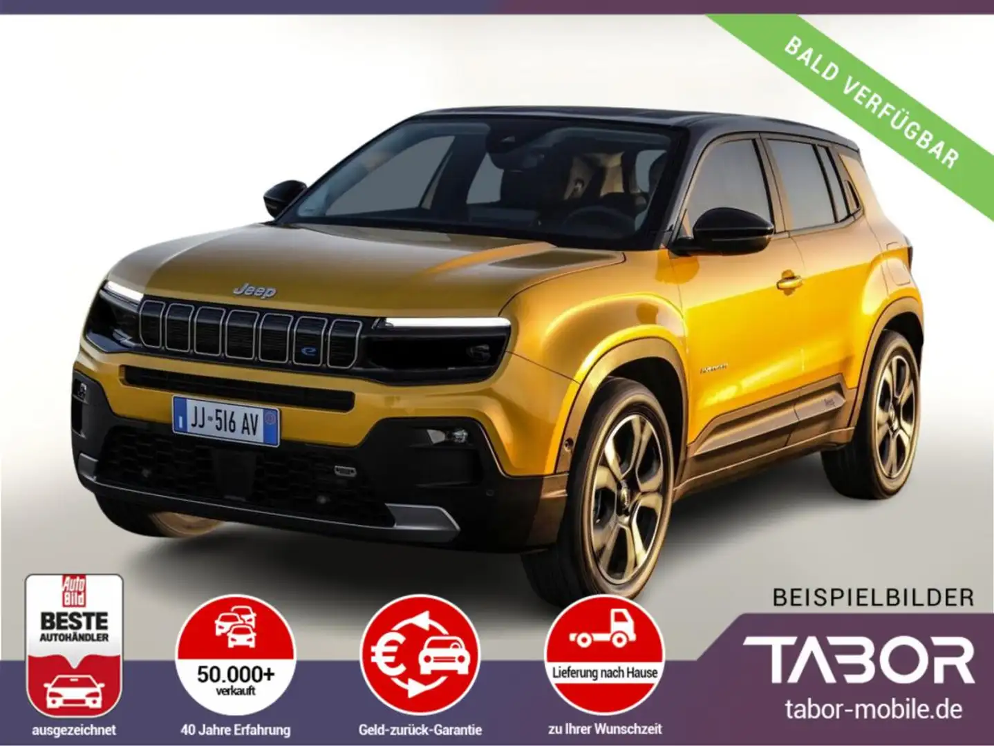 Jeep Avenger h LED 10"-UCon DigCo Temp CarPlay Weiß - 1