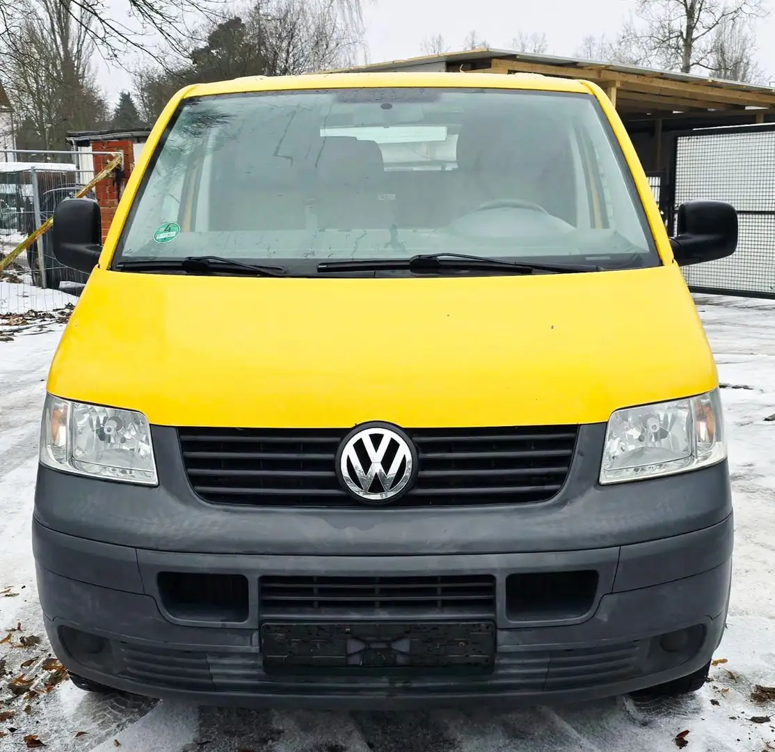 Volkswagen T5 Transporter T5*LKW ZULASSUNG*Kasten-Kombi*PDC*TÜV 04/2027* Gelb - 2