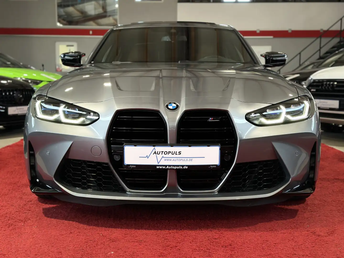 BMW M3 Competition*PANO*H K*HUD*SHADOW-LINE*R-KAMERA Grigio - 2