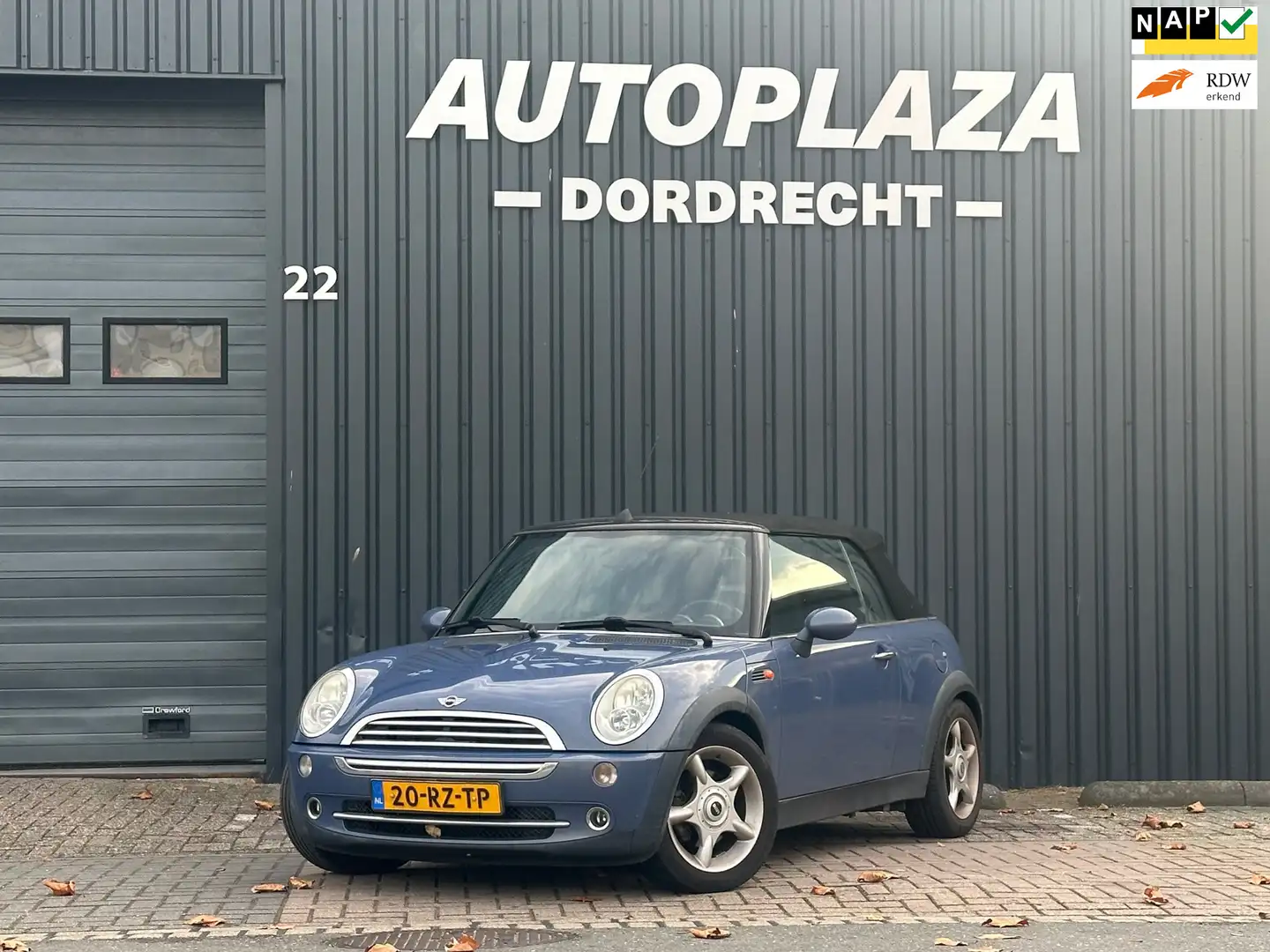 MINI Cooper Cabrio Mini 1.6 Chili Orig. NL Auto Blau - 1