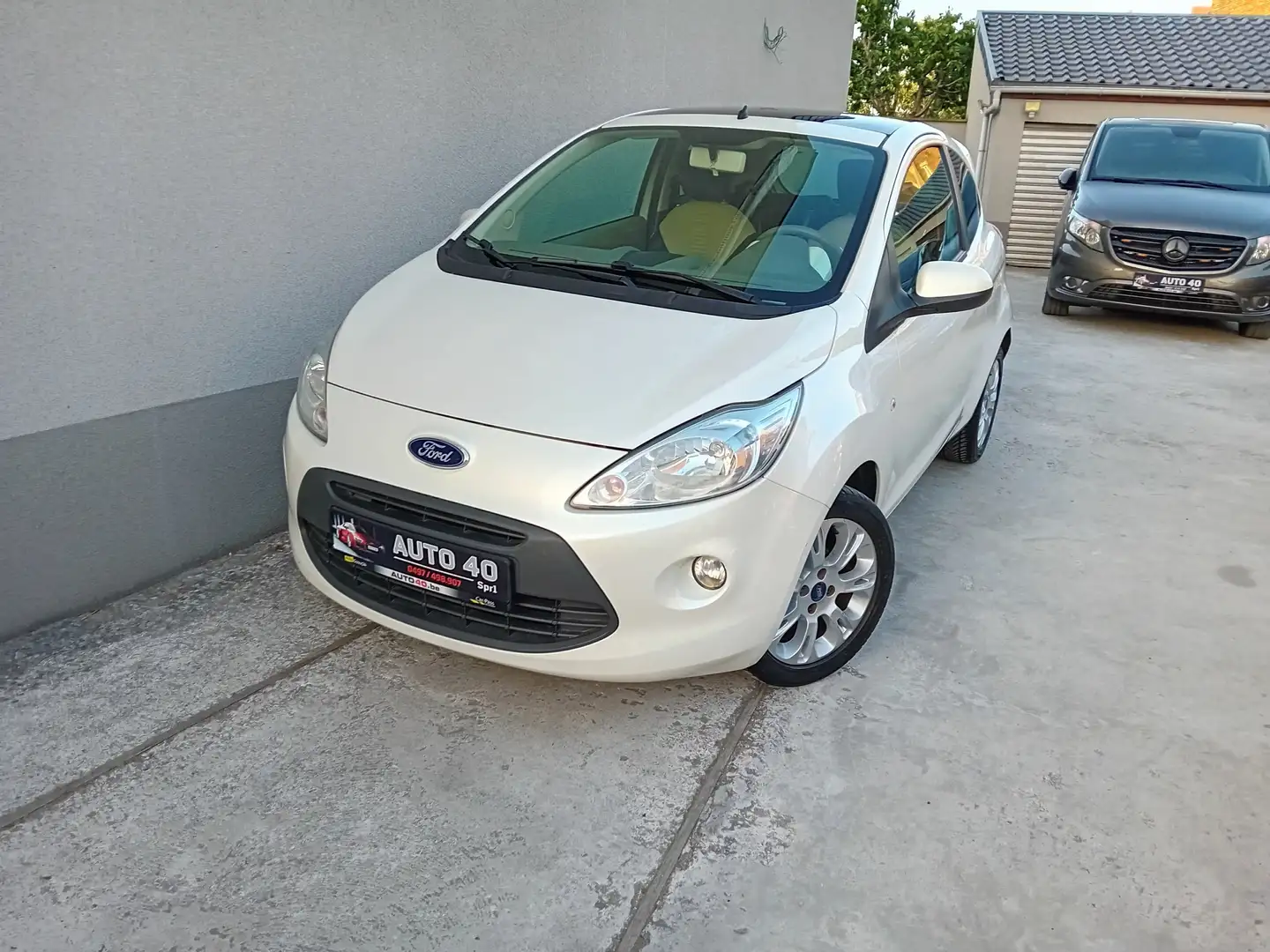 Ford Ka/Ka+ Titanium Toit Pano Full Opts Blanc nacré Euro6b Wit - 1