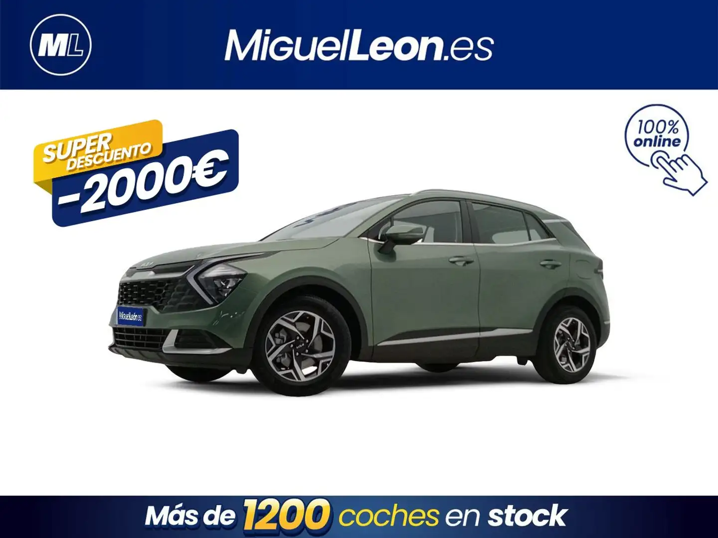 Kia Sportage 1.6 T-GDi Concept 150 Verde - 1