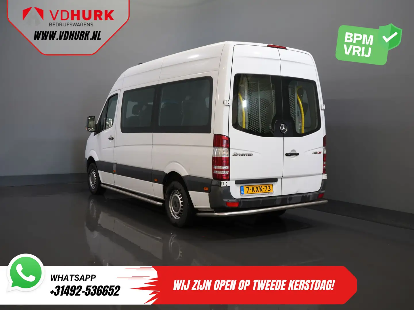 Mercedes-Benz Sprinter 313 2.2 CDI Aut. L2H2 € 10.648 Incl. BTW BPM VRIJ! Weiß - 2