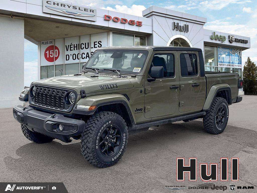 Green 2026 Jeep Gladiator Pickup Truck Four-Wheel Drive 8-Speed Automatic