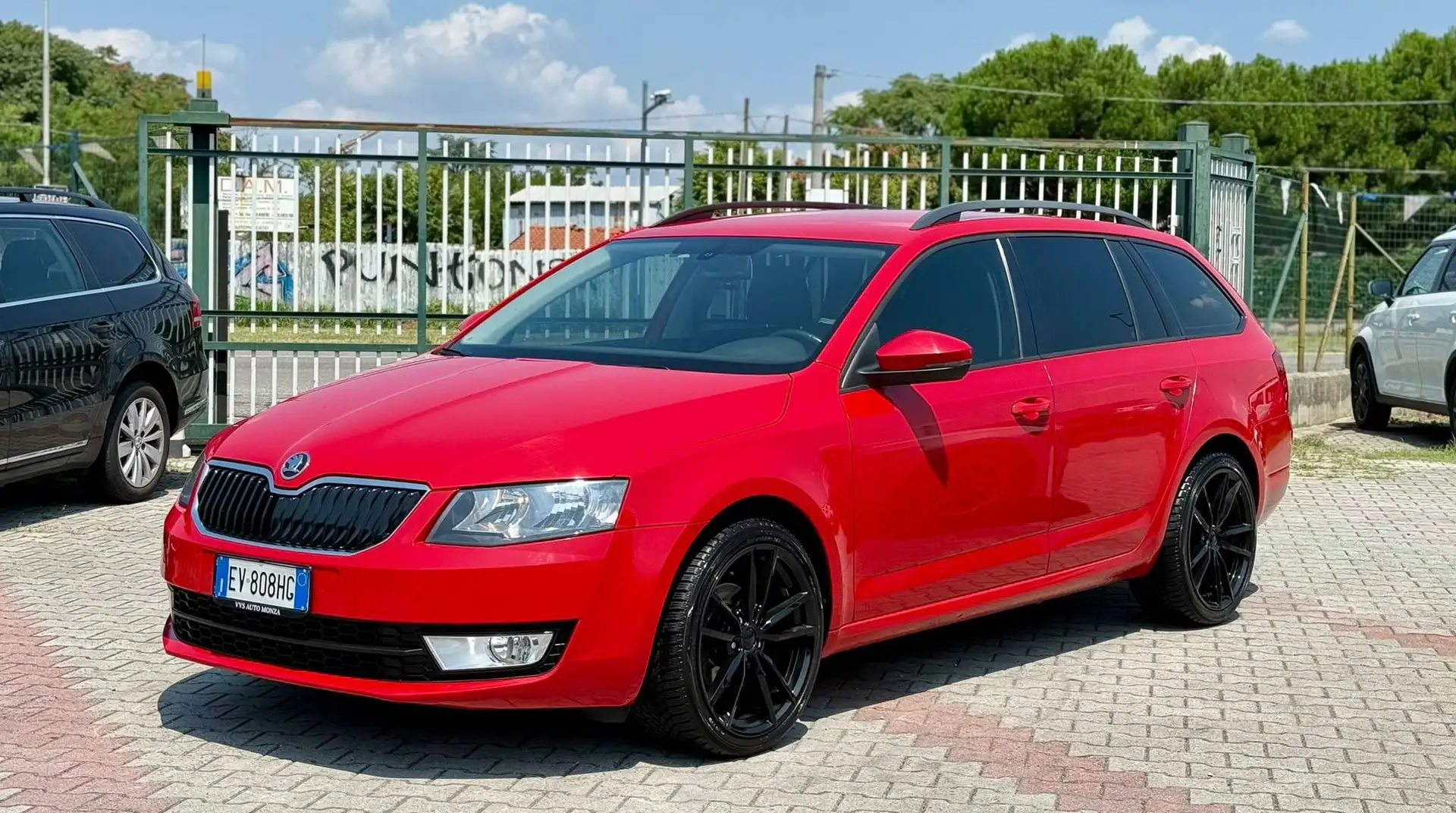 Skoda Octavia Station Wagon 1.6 tdi cr Ambition + 90cv Rosso - 1