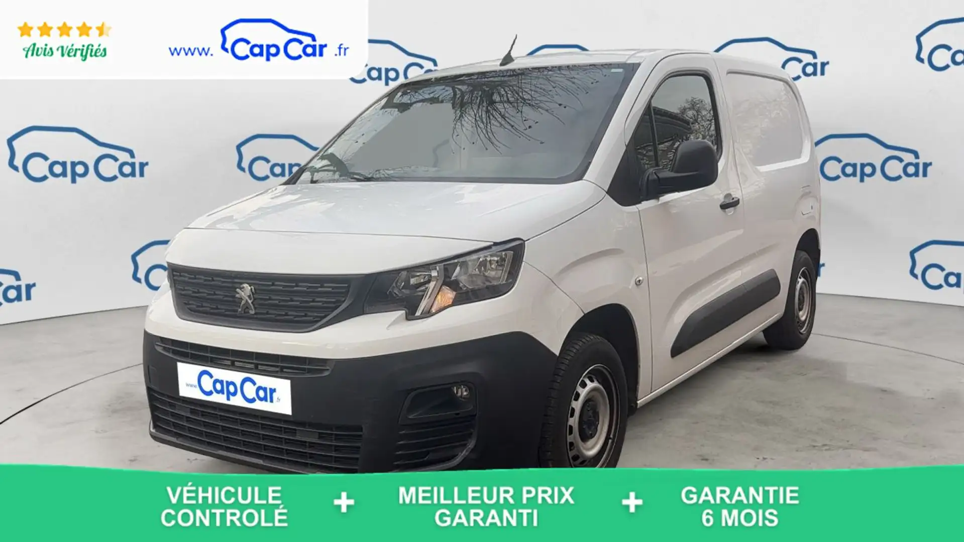 Peugeot Partner 1.5 BlueHDI 100 Pro Blanc - 1