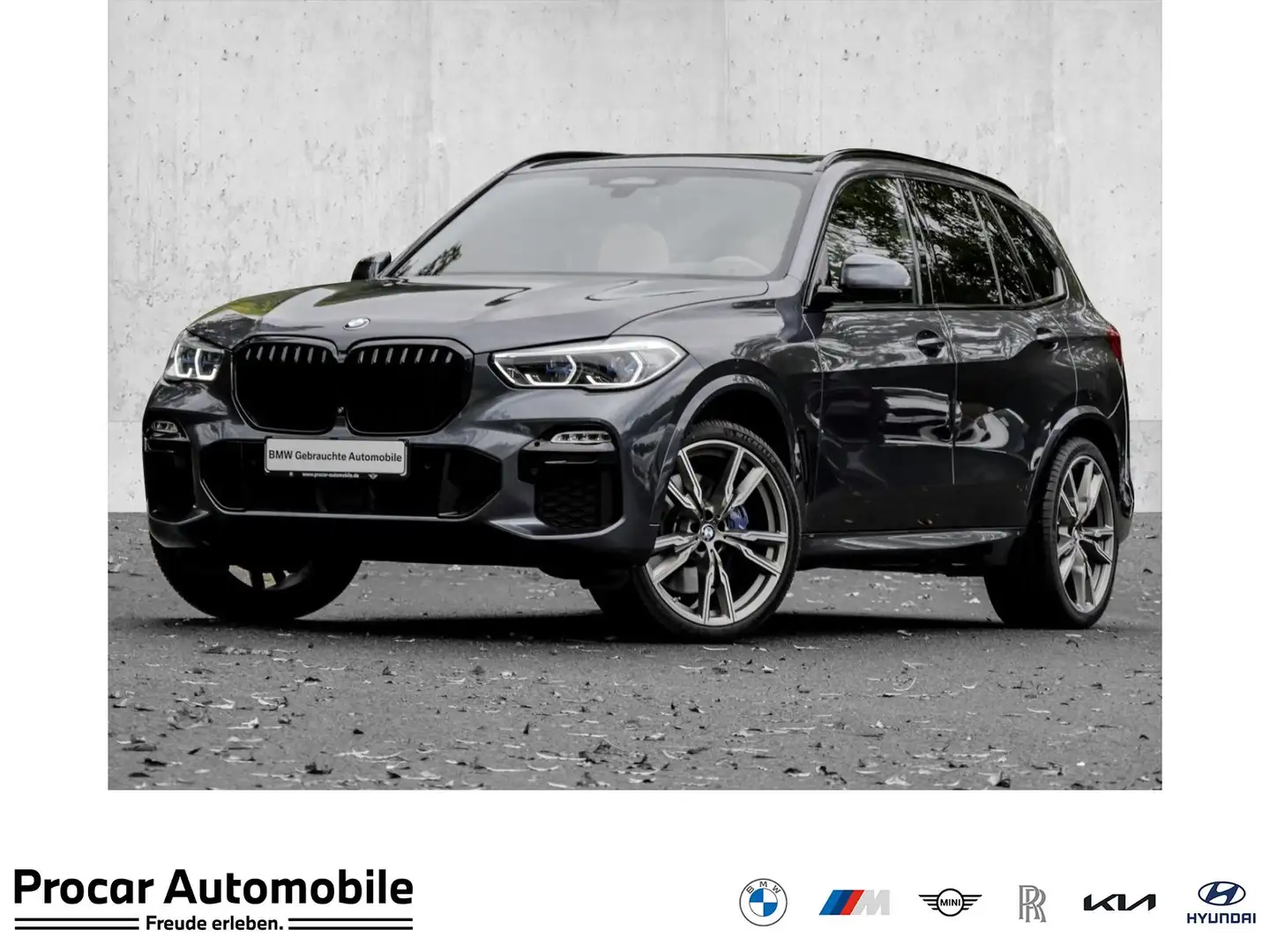 BMW X5 M 50i LASER+B&W+HuD+DA PROF+PANO+LHZ Gris - 1