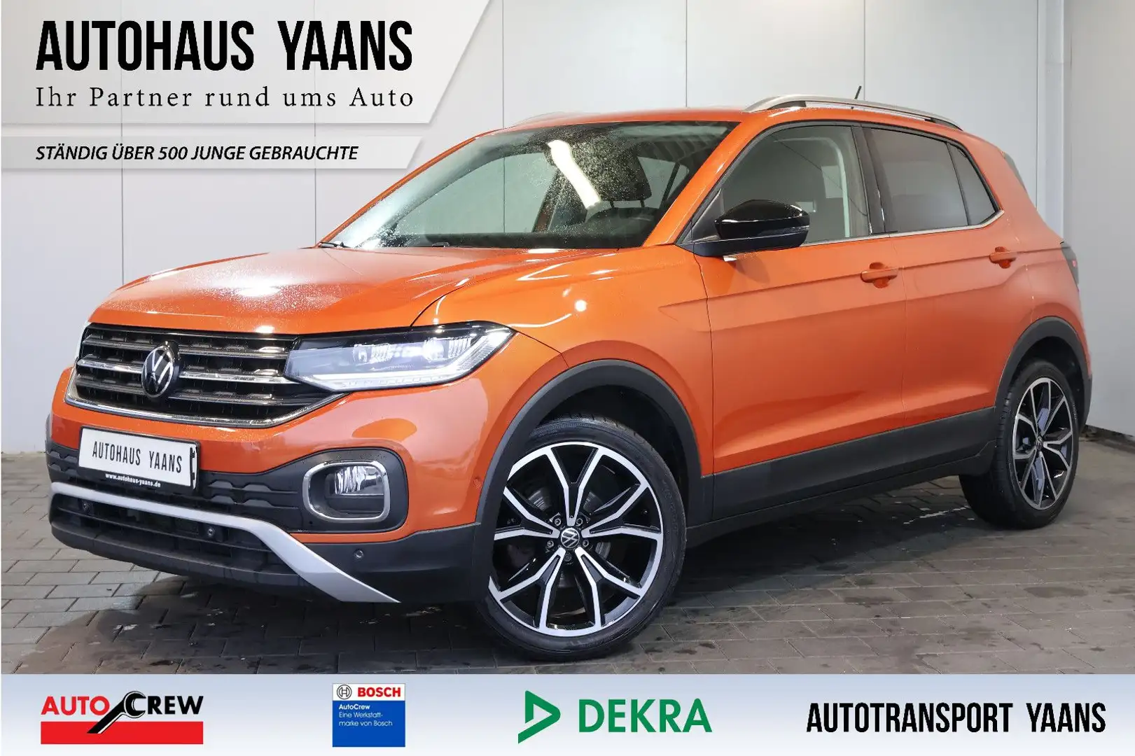 Volkswagen T-Cross 1.0 TSI Style AID+ACC+KAM+KEY+LED+18" Orange - 1